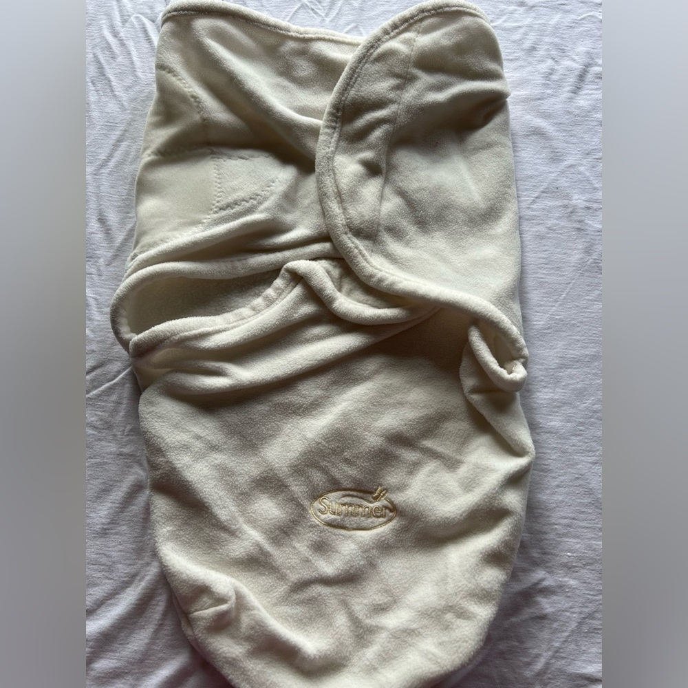 SwaddleMe Sack Boy or Girl Fleece Cream off white Baby